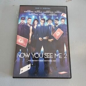 Now You See Me 2 DVD Jesse Eisenberg Mark Ruffalo Lionsgate 2016 Movie